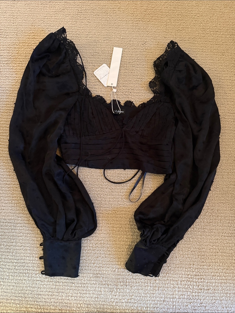 For Love & Lemons Black Top